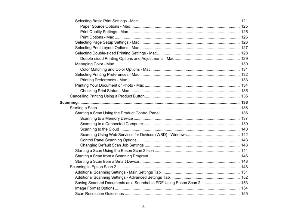 Epson Expression Premium XP-7100 Small-In-One Inkjet Printer User Manual | Page 6 / 340