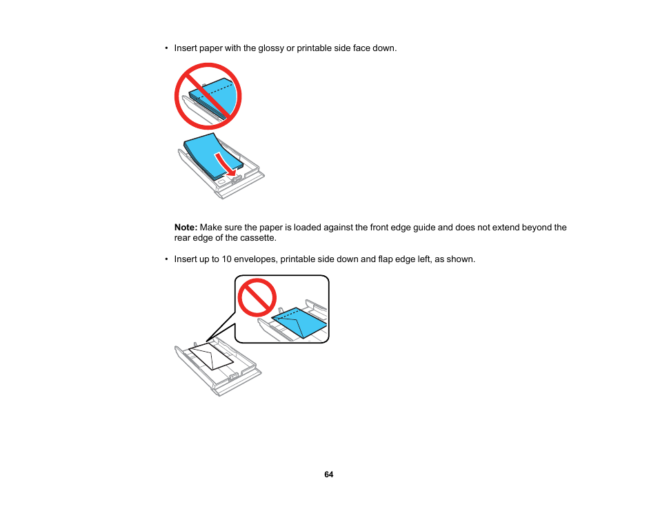 Epson Expression Premium XP-7100 Small-In-One Inkjet Printer User Manual | Page 64 / 340