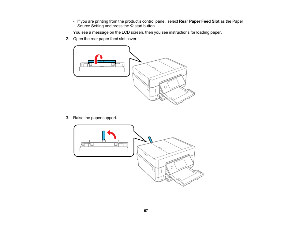 Epson Expression Premium XP-7100 Small-In-One Inkjet Printer User Manual | Page 67 / 340