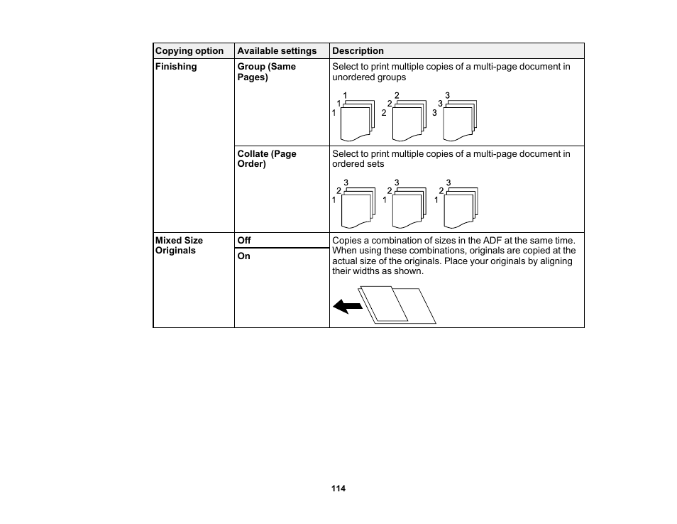 Epson WorkForce Pro WF-7820 All-in-One Inkjet Printer User Manual | Page 114 / 393