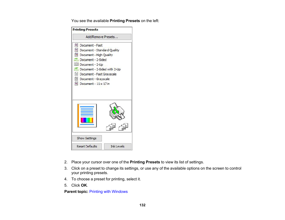 Epson WorkForce Pro WF-7820 All-in-One Inkjet Printer User Manual | Page 132 / 393
