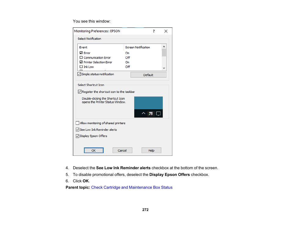 Epson WorkForce Pro WF-7820 All-in-One Inkjet Printer User Manual | Page 272 / 393