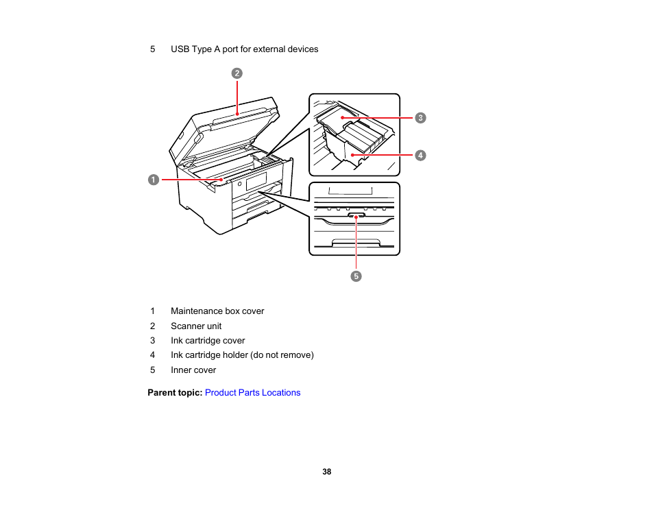 Epson WorkForce Pro WF-7820 All-in-One Inkjet Printer User Manual | Page 38 / 393