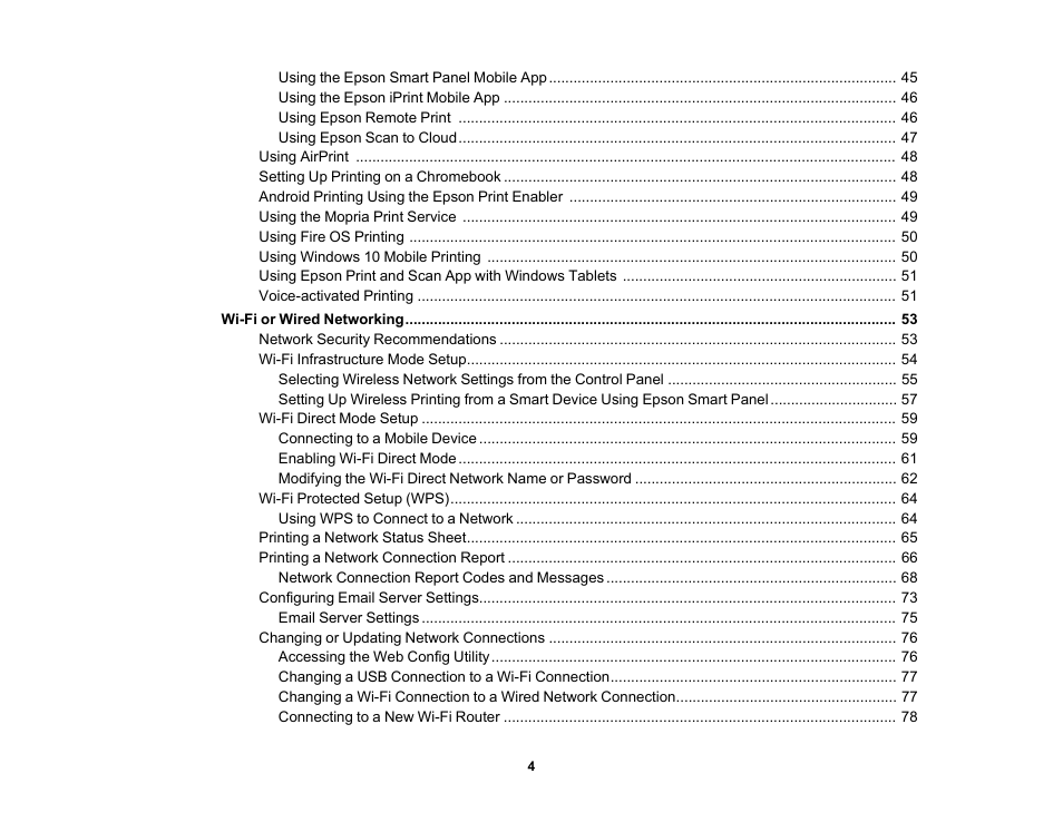 Epson WorkForce Pro WF-7820 All-in-One Inkjet Printer User Manual | Page 4 / 393