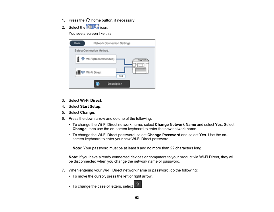 Epson WorkForce Pro WF-7820 All-in-One Inkjet Printer User Manual | Page 63 / 393