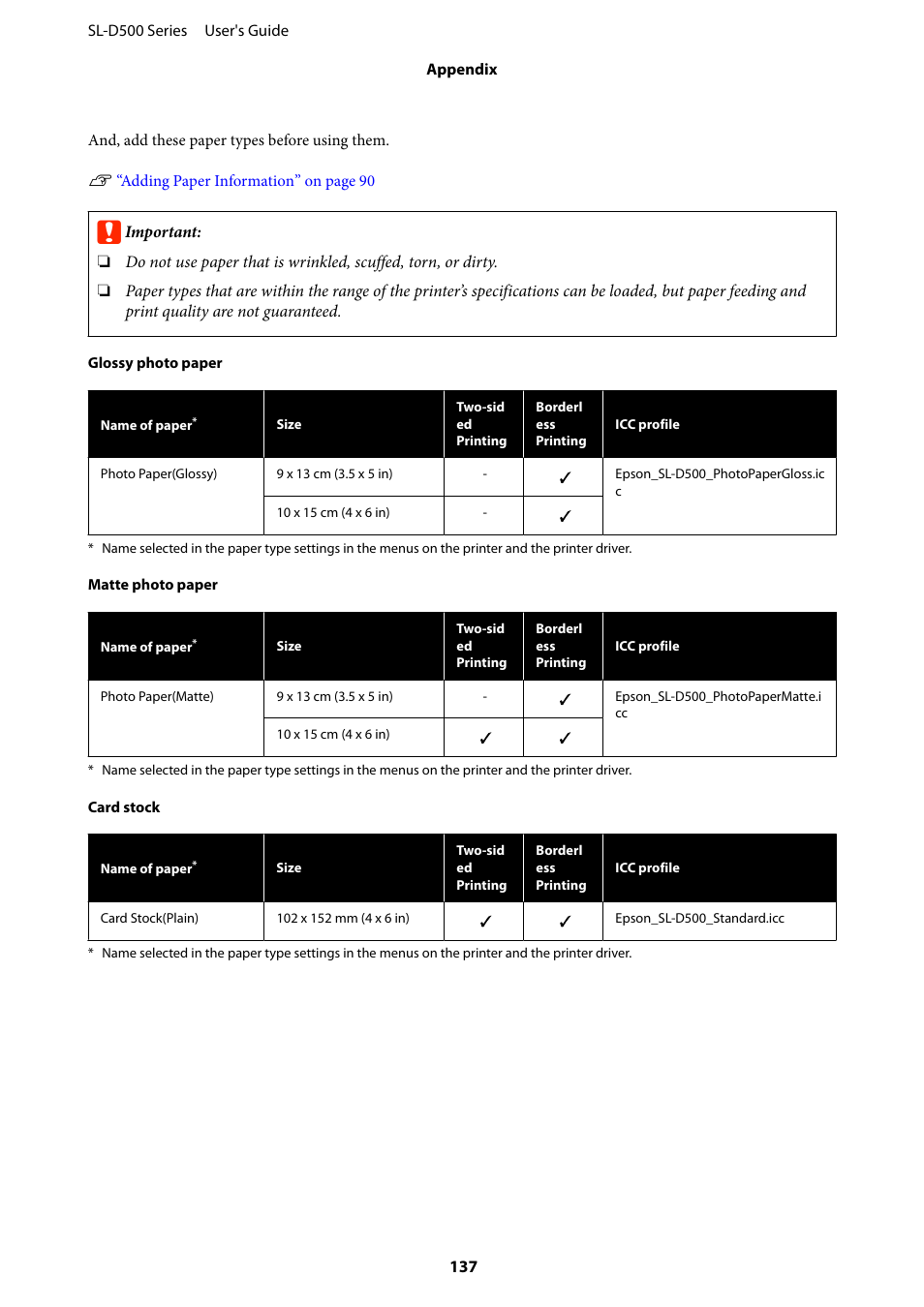 Epson SureLab D570 Professional Minilab Photo Printer User Manual | Page 137 / 148