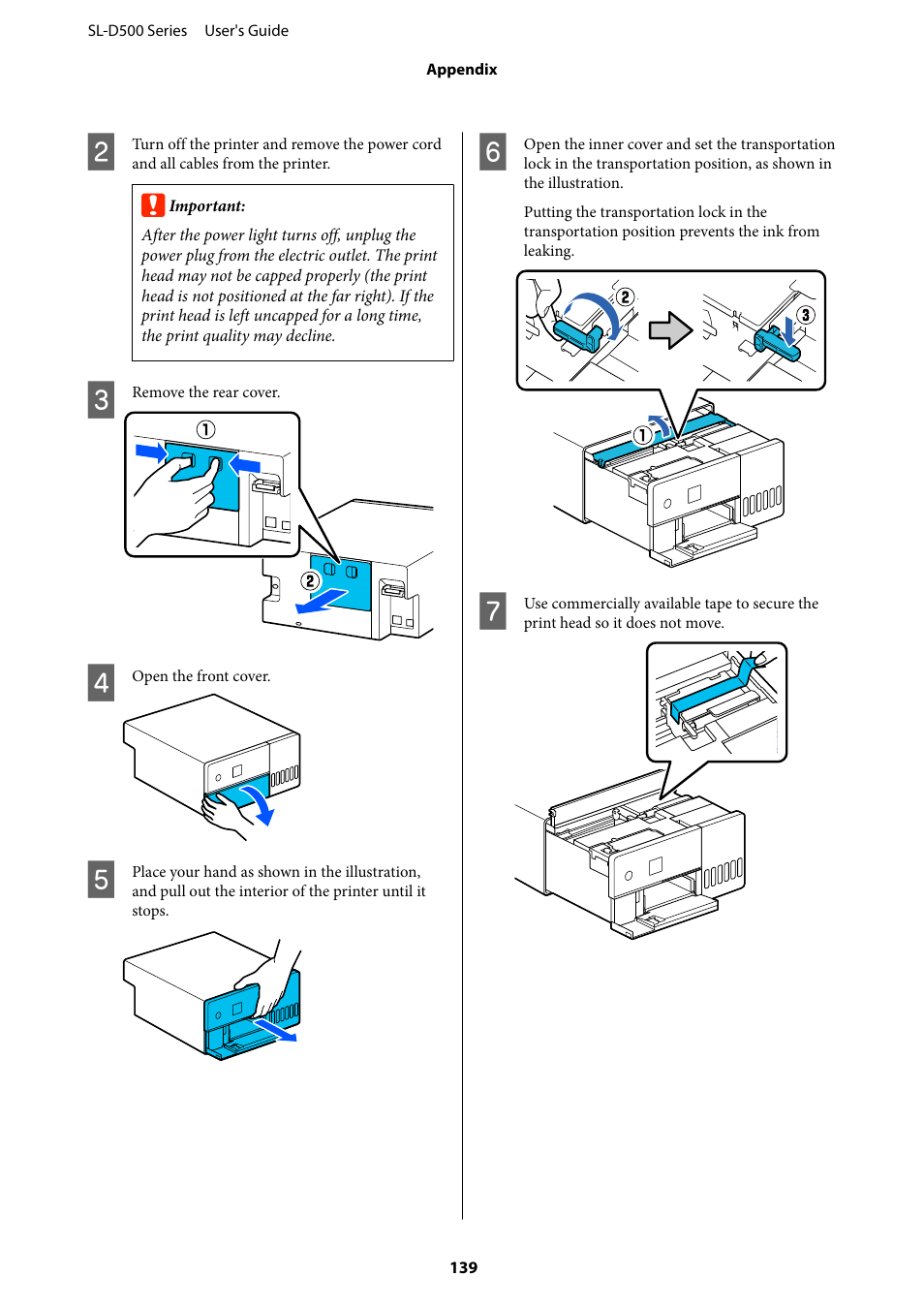 Epson SureLab D570 Professional Minilab Photo Printer User Manual | Page 139 / 148