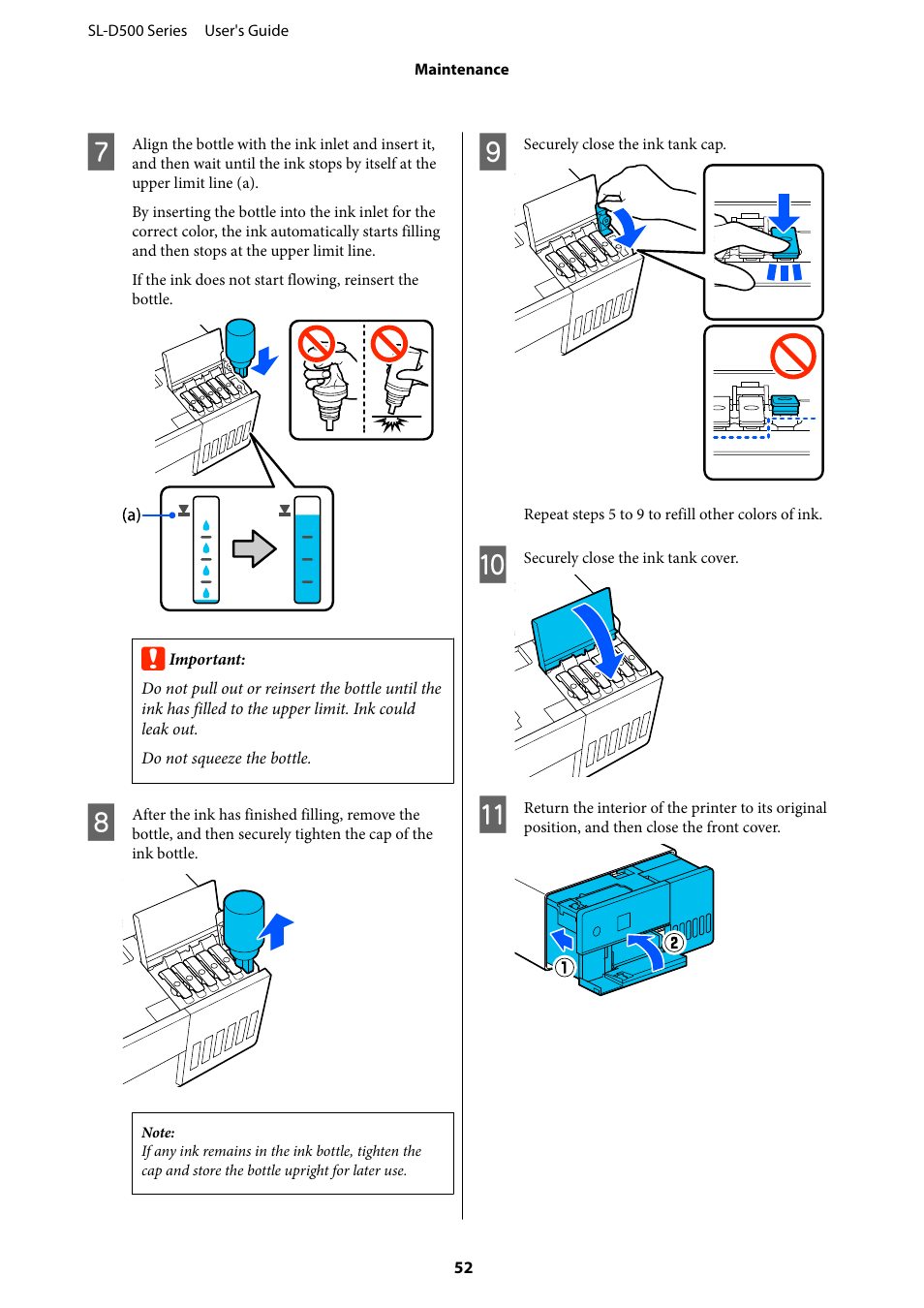 Epson SureLab D570 Professional Minilab Photo Printer User Manual | Page 52 / 148
