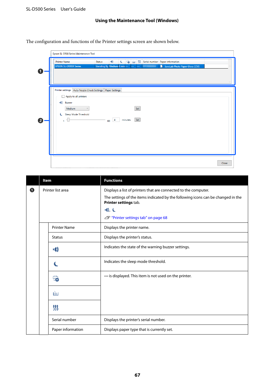 Epson SureLab D570 Professional Minilab Photo Printer User Manual | Page 67 / 148