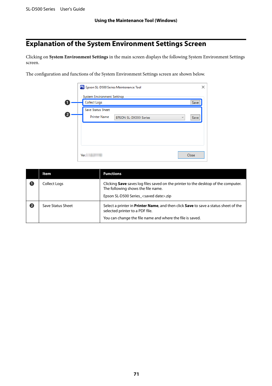 Epson SureLab D570 Professional Minilab Photo Printer User Manual | Page 71 / 148