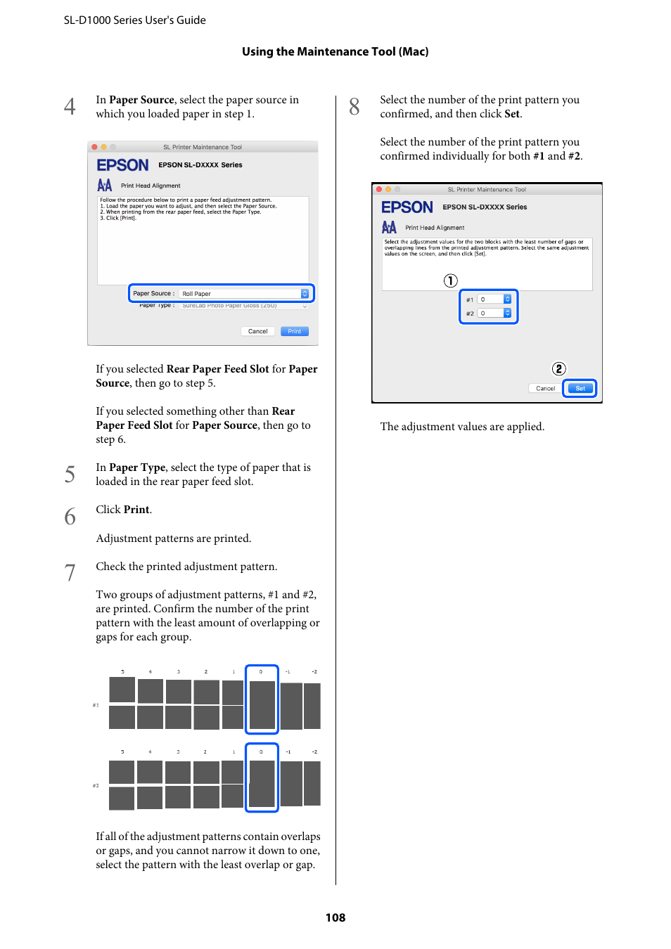 Epson SureLab D1070 Professional Minilab Printer User Manual | Page 108 / 198