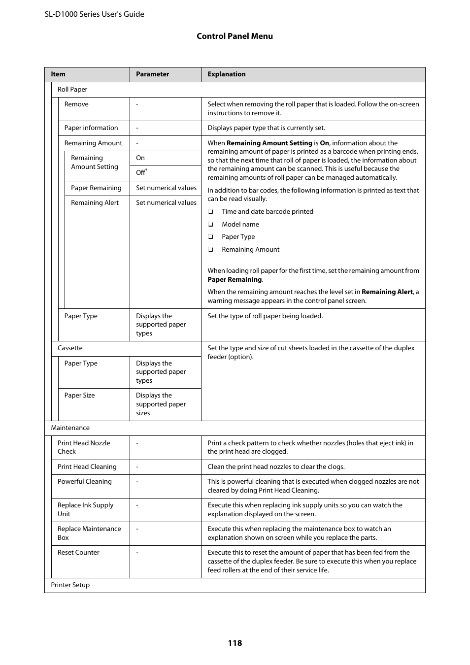 Epson SureLab D1070 Professional Minilab Printer User Manual | Page 118 / 198