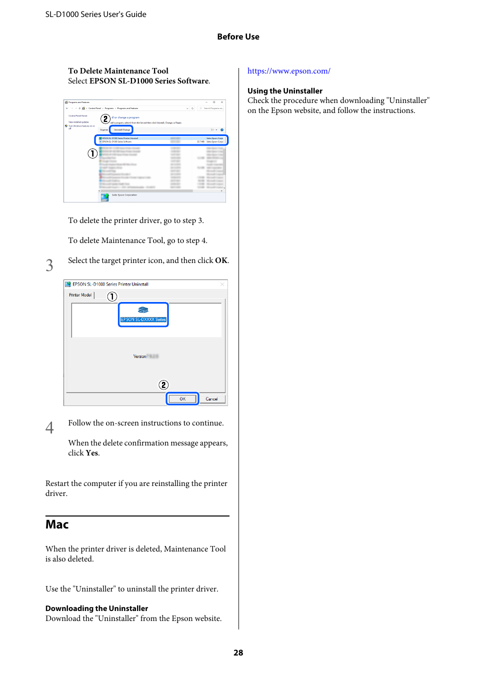 Epson SureLab D1070 Professional Minilab Printer User Manual | Page 28 / 198