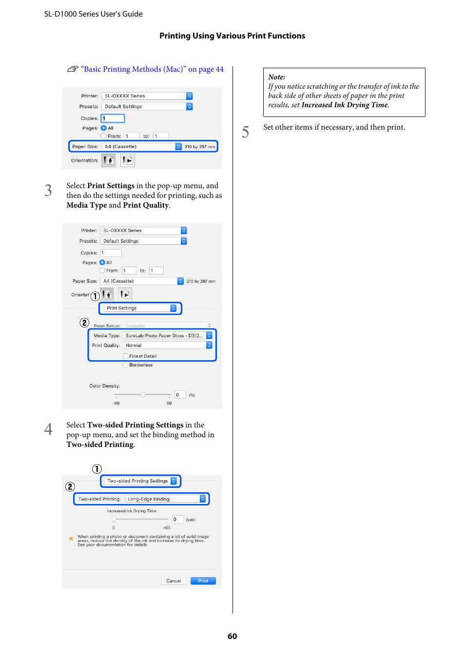 Epson SureLab D1070 Professional Minilab Printer User Manual | Page 60 / 198