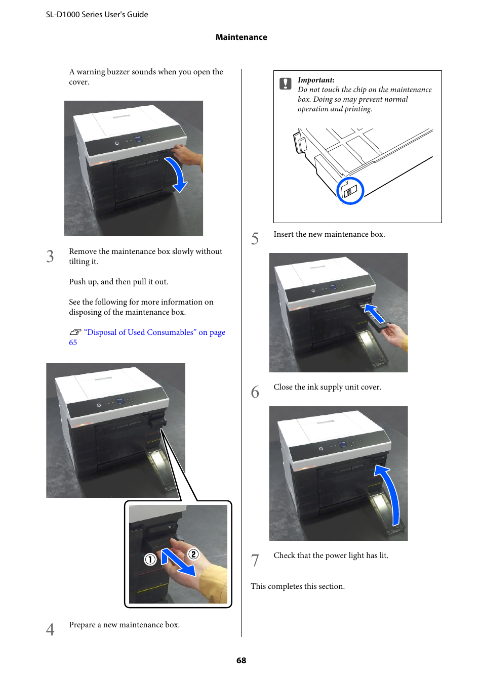 Epson SureLab D1070 Professional Minilab Printer User Manual | Page 68 / 198