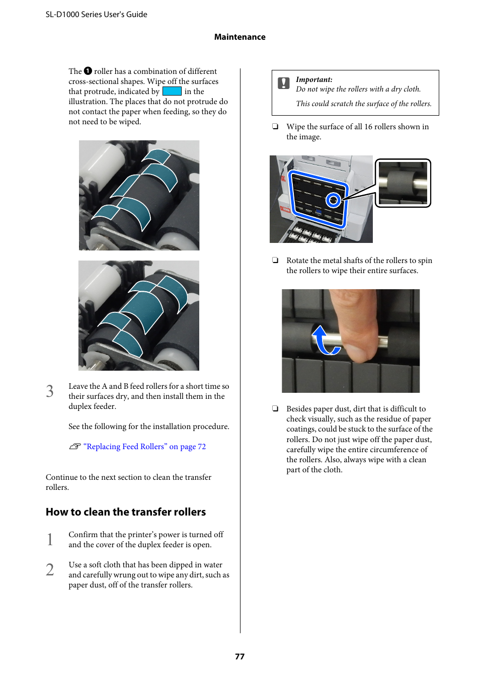 Epson SureLab D1070 Professional Minilab Printer User Manual | Page 77 / 198