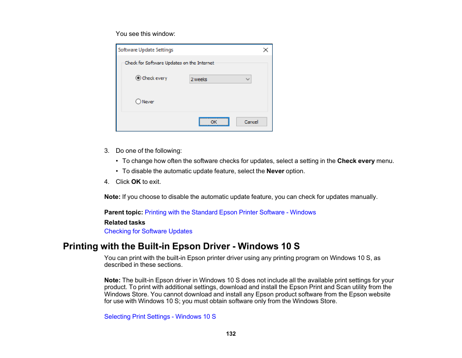 Epson EcoTank Pro ET-5150 Wireless All-in-One Supertank Printer User Manual | Page 132 / 387