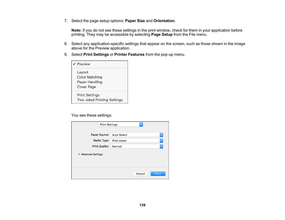 Epson EcoTank Pro ET-5150 Wireless All-in-One Supertank Printer User Manual | Page 139 / 387