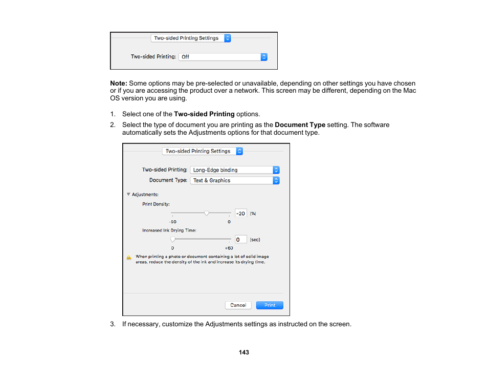 Epson EcoTank Pro ET-5150 Wireless All-in-One Supertank Printer User Manual | Page 143 / 387