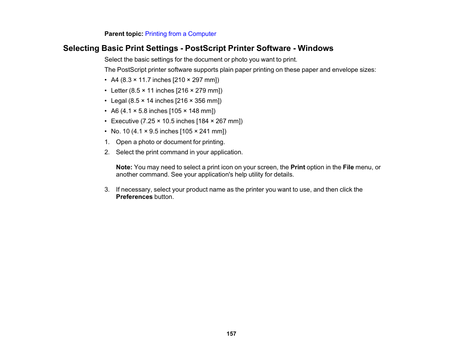 Epson EcoTank Pro ET-5150 Wireless All-in-One Supertank Printer User Manual | Page 157 / 387