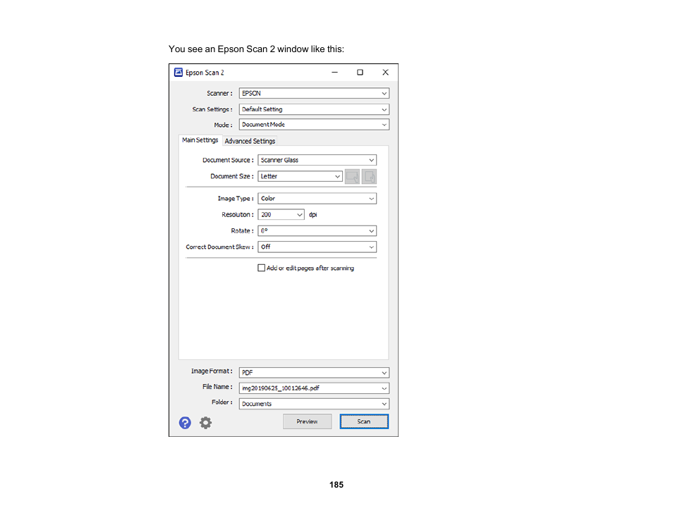 Epson EcoTank Pro ET-5150 Wireless All-in-One Supertank Printer User Manual | Page 185 / 387