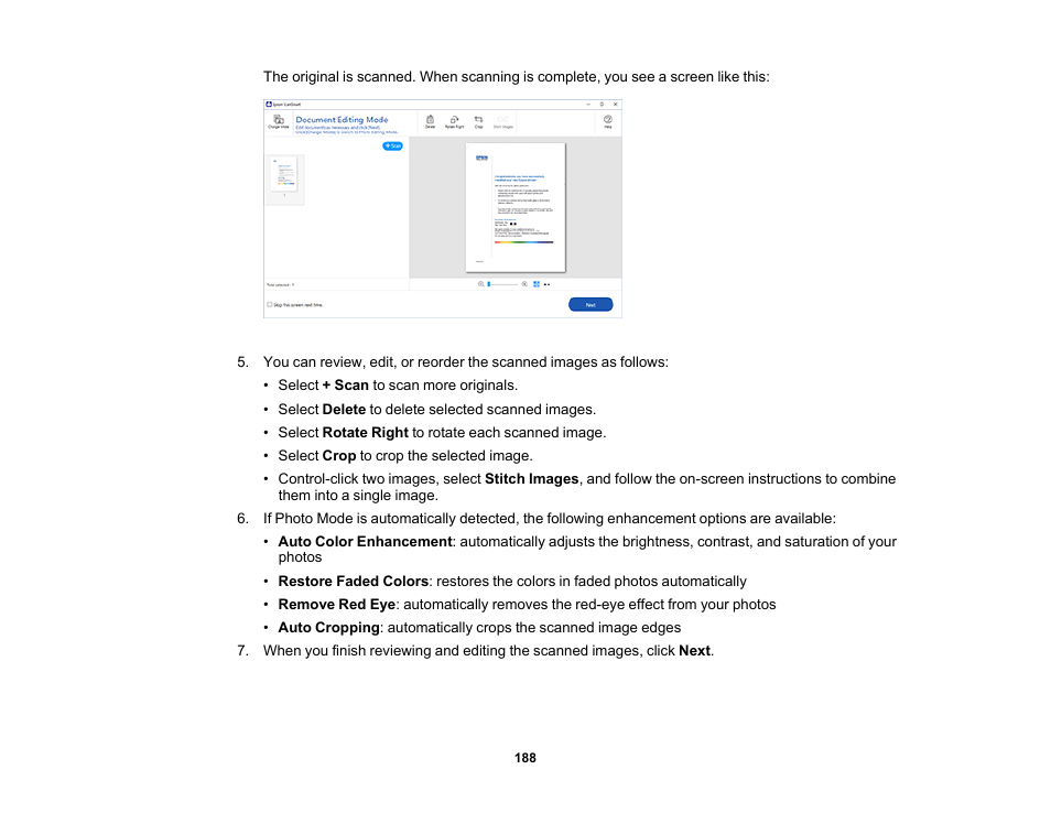 Epson EcoTank Pro ET-5150 Wireless All-in-One Supertank Printer User Manual | Page 188 / 387