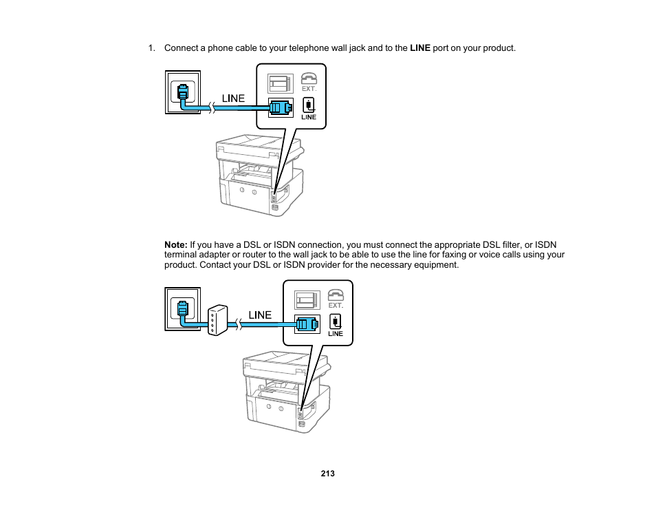 Epson EcoTank Pro ET-5150 Wireless All-in-One Supertank Printer User Manual | Page 213 / 387