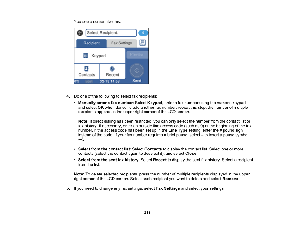 Epson EcoTank Pro ET-5150 Wireless All-in-One Supertank Printer User Manual | Page 238 / 387