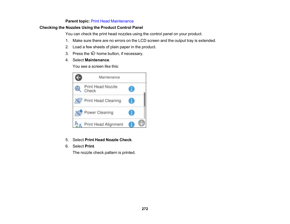 Epson EcoTank Pro ET-5150 Wireless All-in-One Supertank Printer User Manual | Page 272 / 387