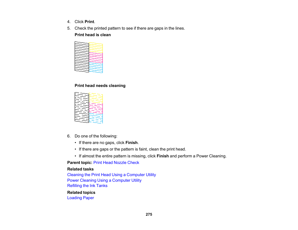 Epson EcoTank Pro ET-5150 Wireless All-in-One Supertank Printer User Manual | Page 275 / 387