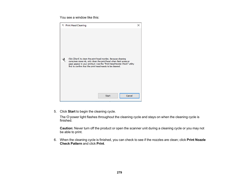 Epson EcoTank Pro ET-5150 Wireless All-in-One Supertank Printer User Manual | Page 279 / 387