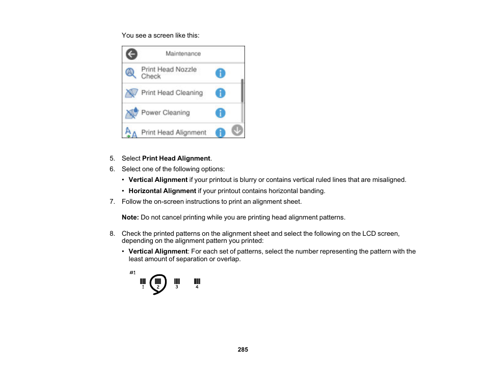 Epson EcoTank Pro ET-5150 Wireless All-in-One Supertank Printer User Manual | Page 285 / 387