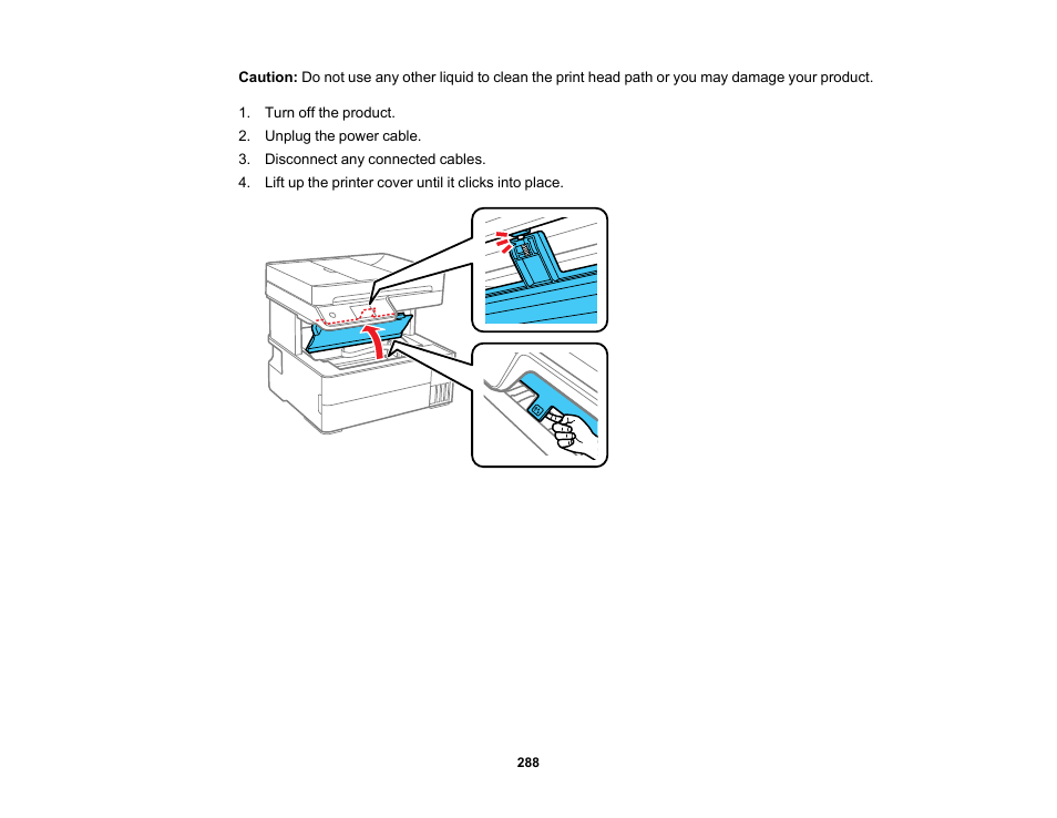 Epson EcoTank Pro ET-5150 Wireless All-in-One Supertank Printer User Manual | Page 288 / 387