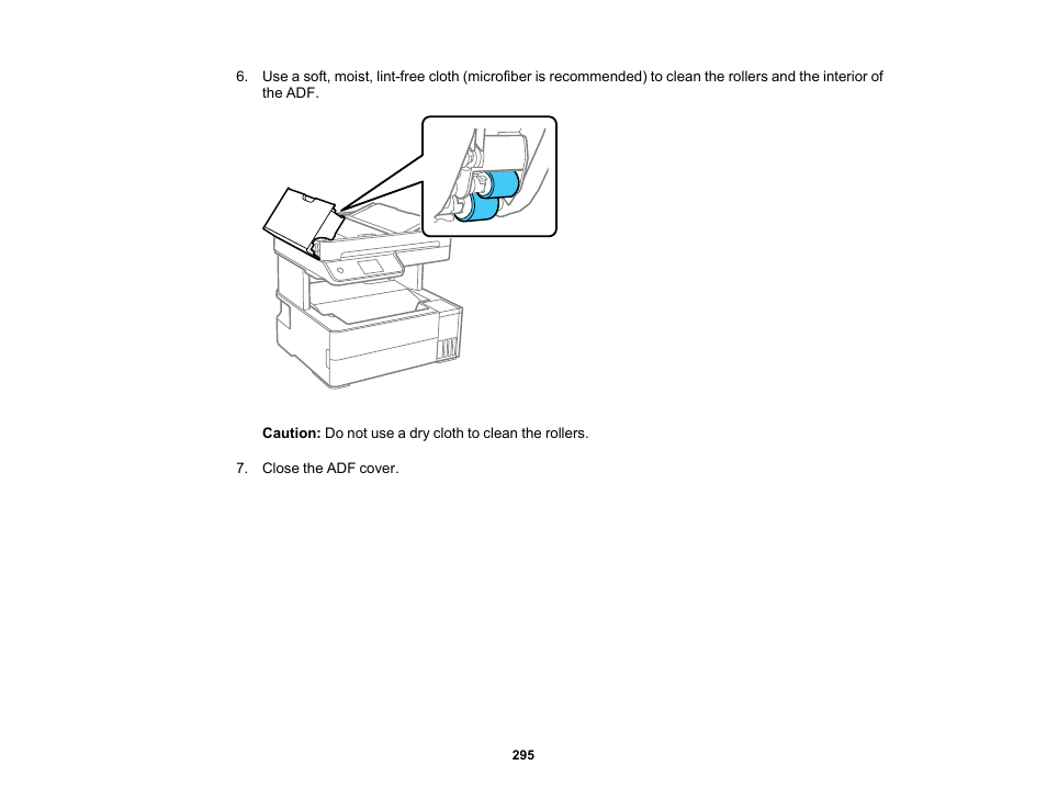 Epson EcoTank Pro ET-5150 Wireless All-in-One Supertank Printer User Manual | Page 295 / 387