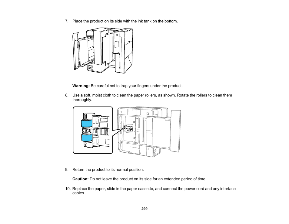 Epson EcoTank Pro ET-5150 Wireless All-in-One Supertank Printer User Manual | Page 299 / 387