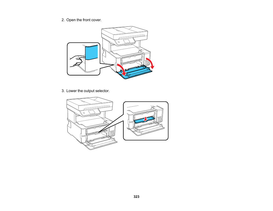 Epson EcoTank Pro ET-5150 Wireless All-in-One Supertank Printer User Manual | Page 323 / 387