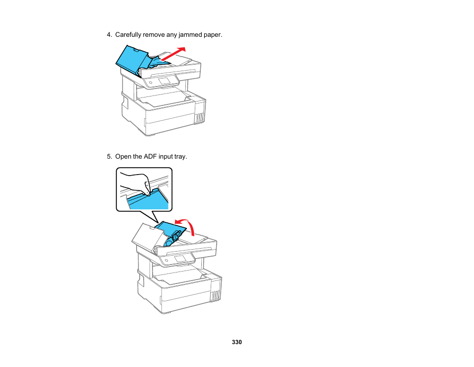 Epson EcoTank Pro ET-5150 Wireless All-in-One Supertank Printer User Manual | Page 330 / 387