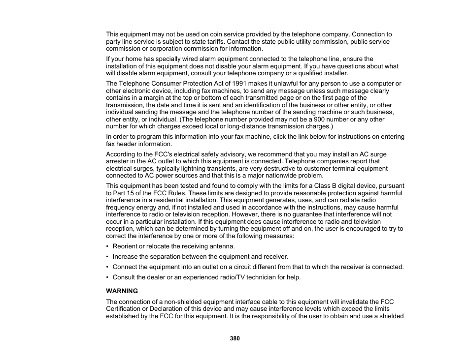 Epson EcoTank Pro ET-5150 Wireless All-in-One Supertank Printer User Manual | Page 380 / 387