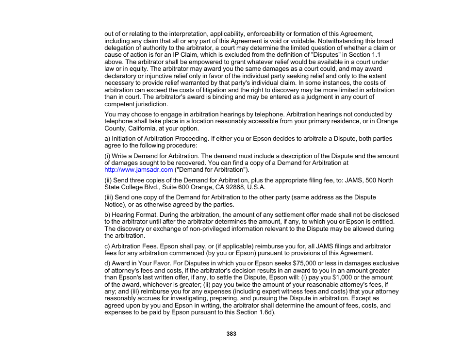 Epson EcoTank Pro ET-5150 Wireless All-in-One Supertank Printer User Manual | Page 383 / 387