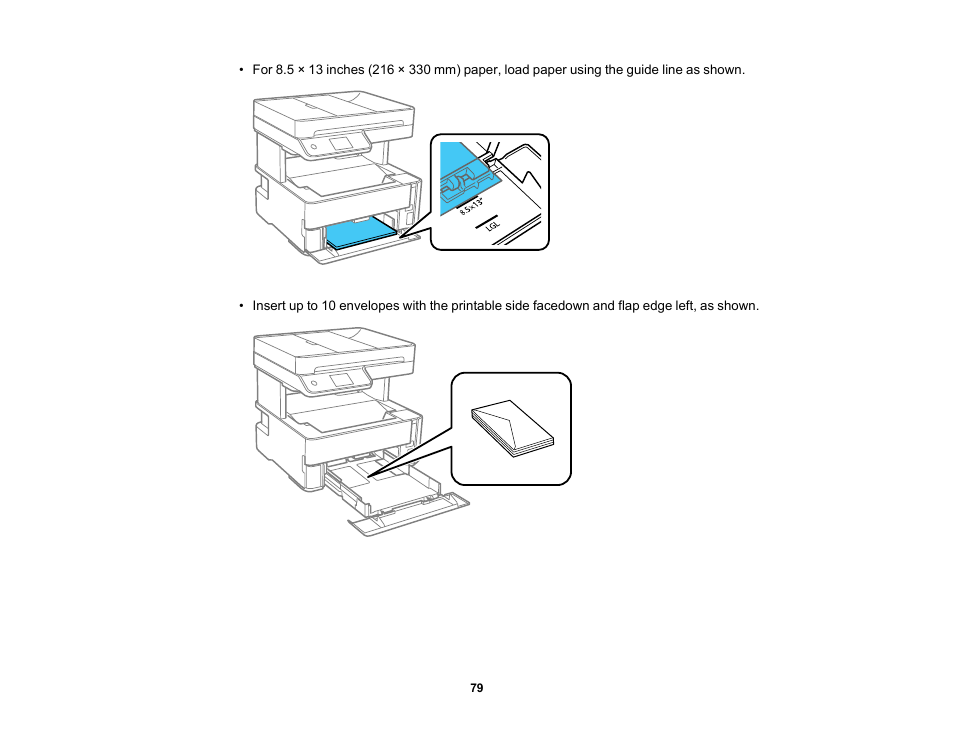 Epson EcoTank Pro ET-5150 Wireless All-in-One Supertank Printer User Manual | Page 79 / 387