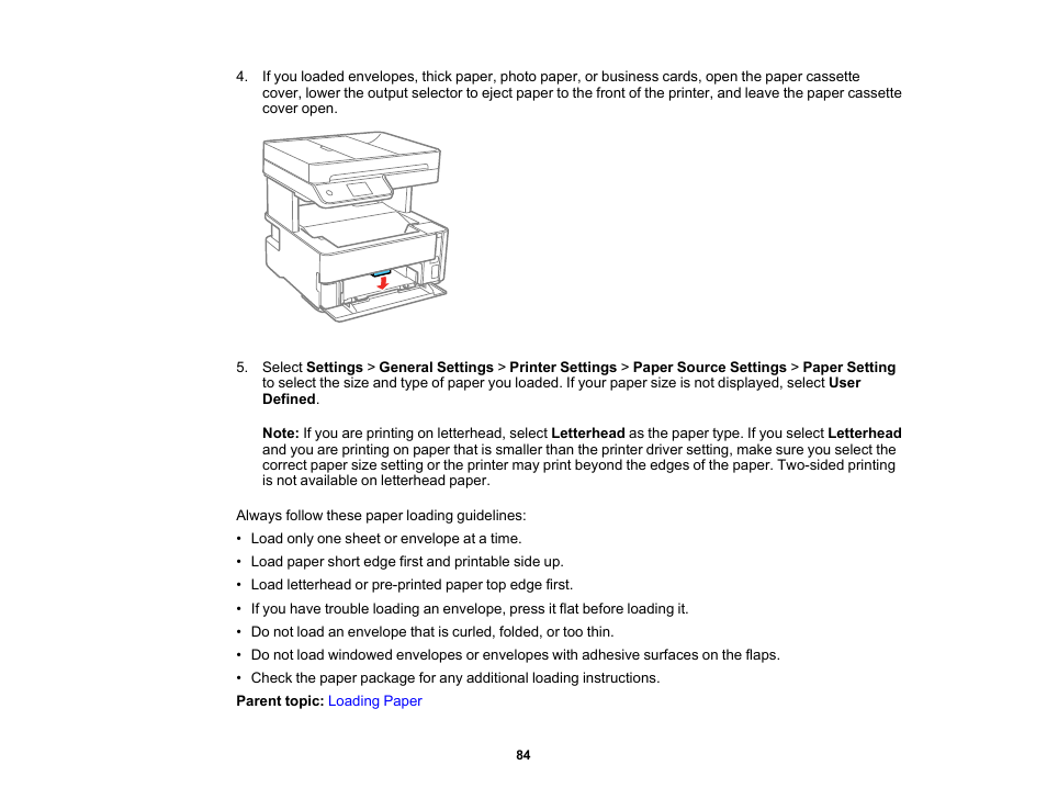 Epson EcoTank Pro ET-5150 Wireless All-in-One Supertank Printer User Manual | Page 84 / 387