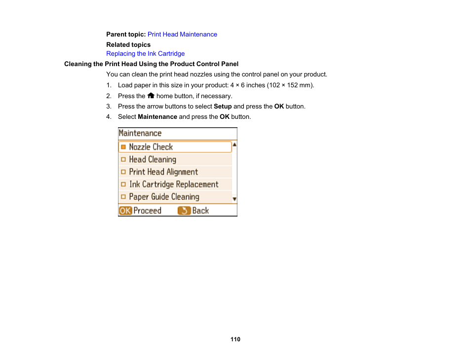 Epson PictureMate PM-400 Personal Photo Lab User Manual | Page 110 / 164