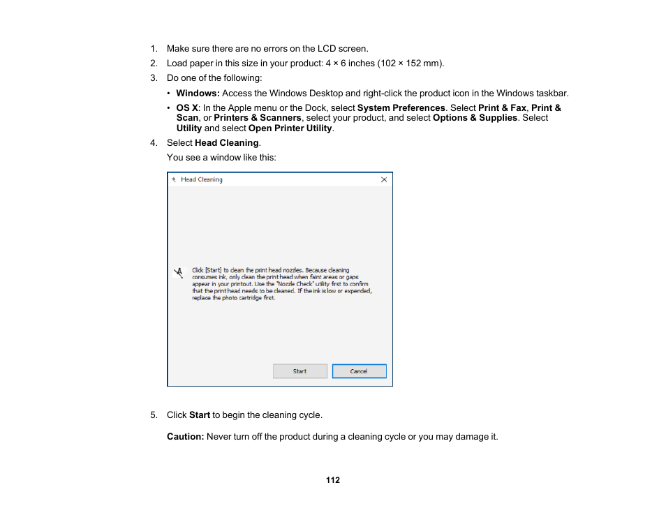 Epson PictureMate PM-400 Personal Photo Lab User Manual | Page 112 / 164
