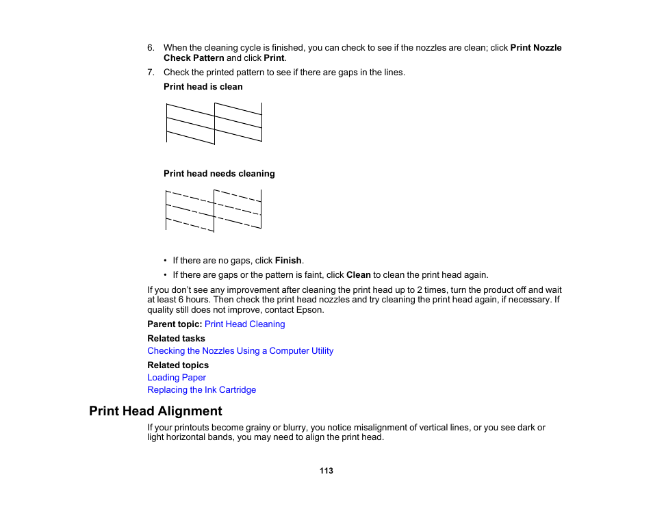 Print head alignment | Epson PictureMate PM-400 Personal Photo Lab User Manual | Page 113 / 164