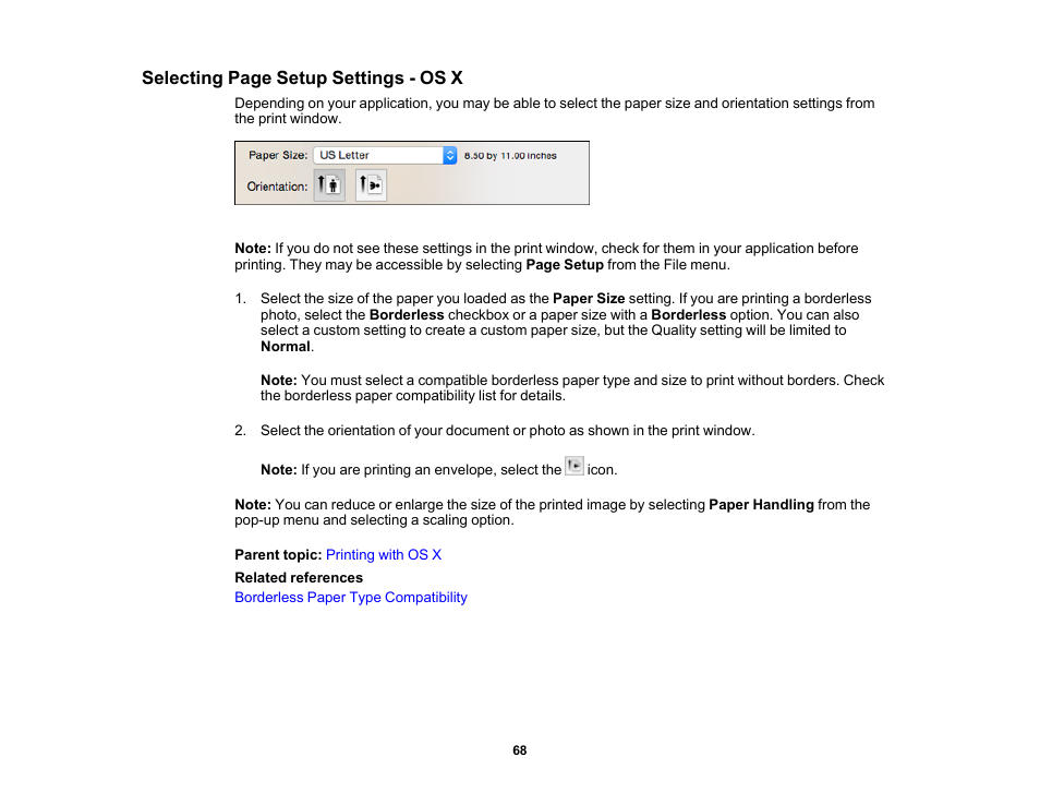 Epson PictureMate PM-400 Personal Photo Lab User Manual | Page 68 / 164