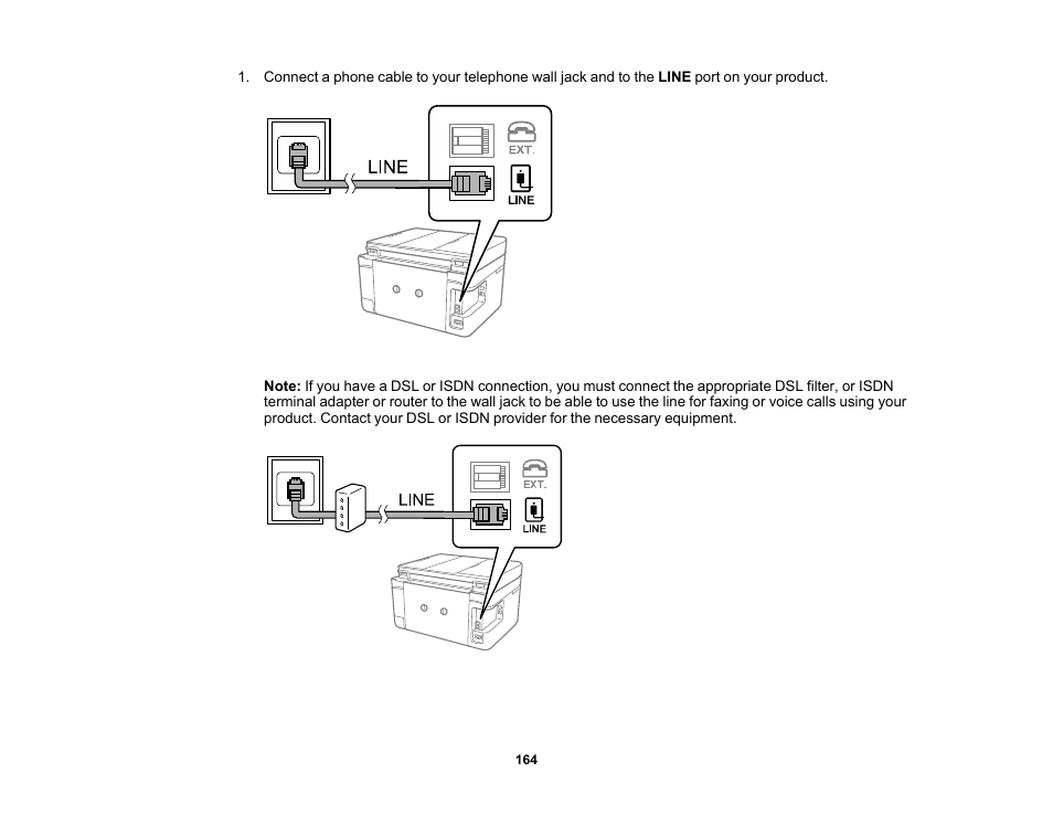 Epson WorkForce WF-2960 Wireless All-in-One Color Inkjet Printer User Manual | Page 164 / 332