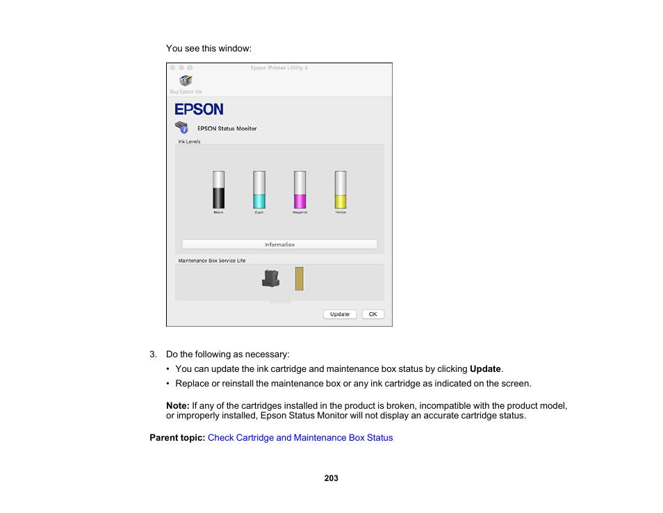 Epson WorkForce WF-2960 Wireless All-in-One Color Inkjet Printer User Manual | Page 203 / 332