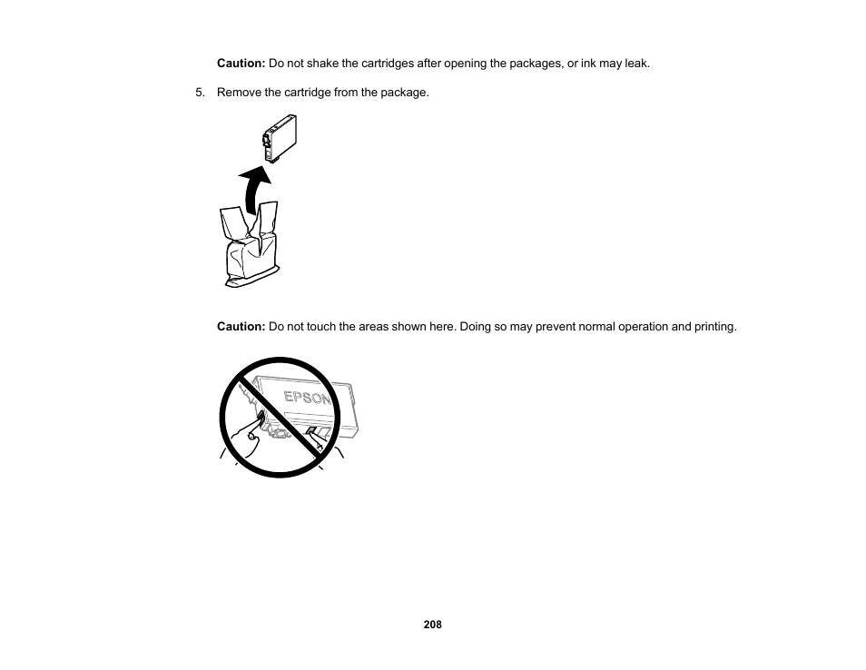 Epson WorkForce WF-2960 Wireless All-in-One Color Inkjet Printer User Manual | Page 208 / 332