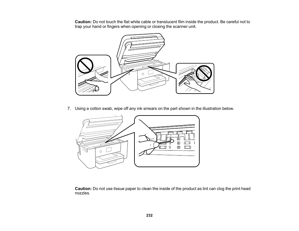 Epson WorkForce WF-2960 Wireless All-in-One Color Inkjet Printer User Manual | Page 232 / 332