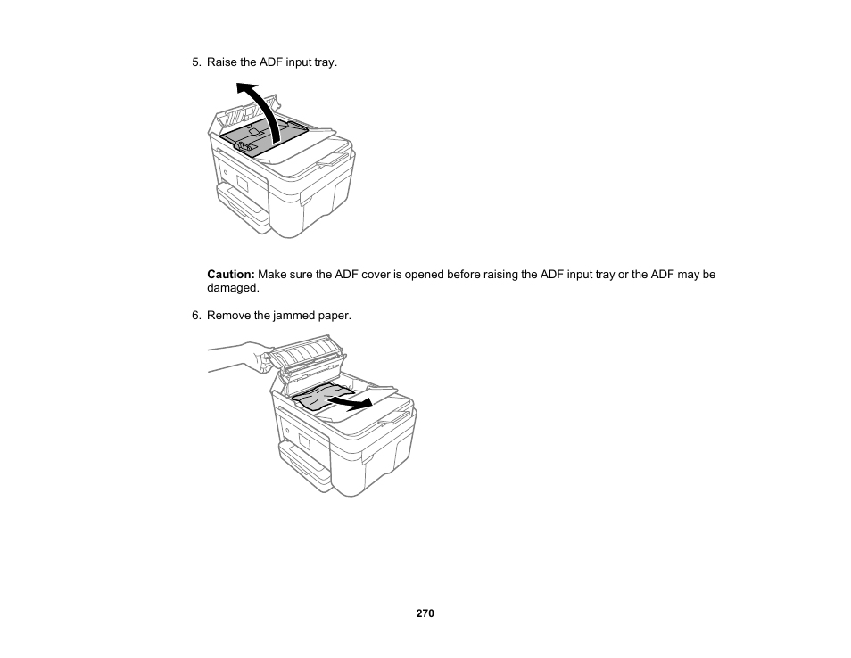 Epson WorkForce WF-2960 Wireless All-in-One Color Inkjet Printer User Manual | Page 270 / 332